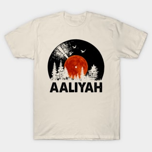 Aaliyah Name Record Music Forest Gift T-Shirt